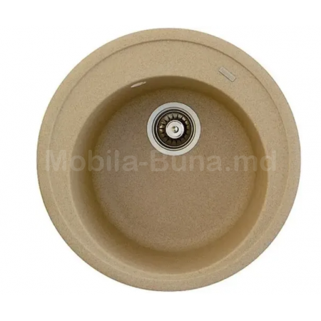 Кухонная гранитная мойка ARC 51 Beige Fabiano